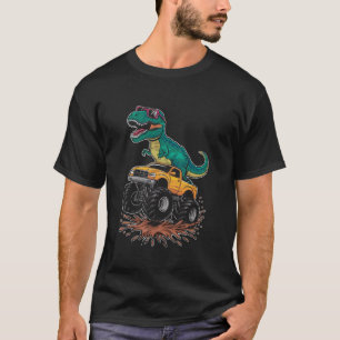 Camiseta T Rex Dinossaur Monster Truck T Rex Monster Truck