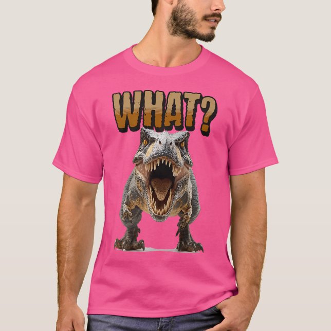 Camiseta T-Rex diz o que (Frente)