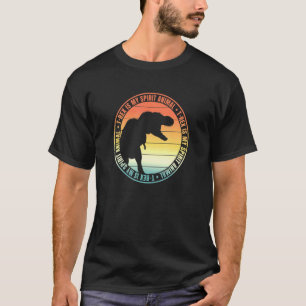 Camiseta T-Rex É O Meu Animal Espirituoso Que Está A Juntar