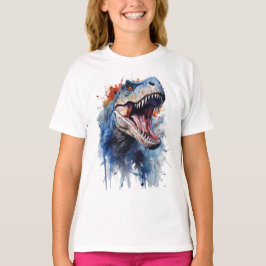 Camiseta T-Rex en Fiesta de Colores