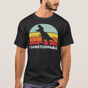 Camiseta T Rex Engraçado Im Impossível De Parar Com A Colet