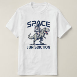 Camiseta T-Rex Espaço Jurisdição Astronauta 