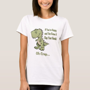 Camiseta T-Rex feliz