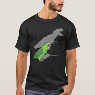 Camiseta T Rex Green Parrotlet Cubo Parquito Cujo Pancete R