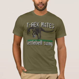 Camiseta T-REX hates kettlebell swing