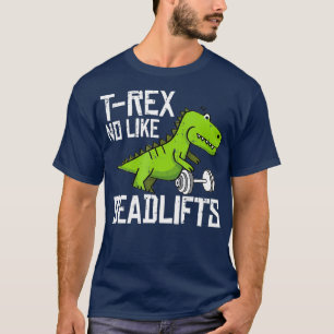 Camiseta T-Rex Malhação Engraçada Levantamento Do Peso Do G