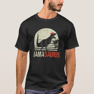 Camiseta T Rex Mama Saurus Dia de as mães Engraçado