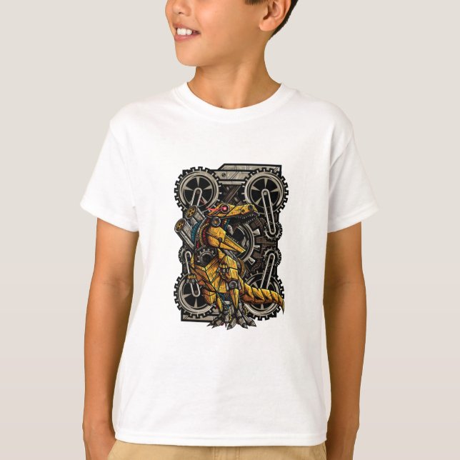 Camiseta T-Rex Mech (Frente)
