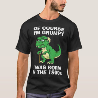 Camiseta T-Rex millennial ou boomer rabugento