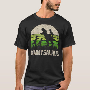 Camiseta T Rex Mommysaurus Funny Dino Mãe Dinossauro 4 Cria