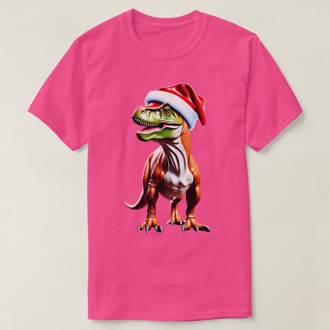 Camiseta T Rex Natal TSerguimento (Frente do Design)