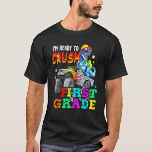 Camiseta T Rex no caminhão monstro - Estou pronto para esma