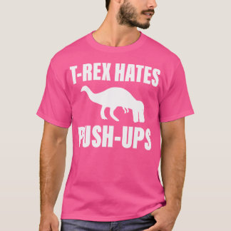 Camiseta T Rex Odeia Push-Ups