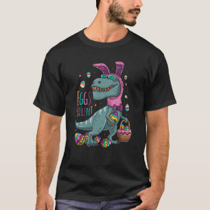 Camiseta T Rex Páscoa Coelhinha Celestial Bas Páscoa