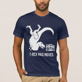 Camiseta T-Rex tem movimentos