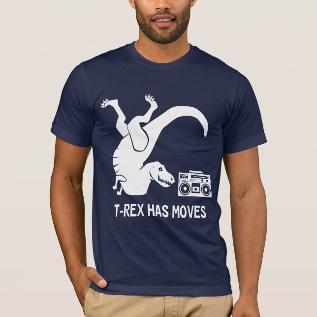 Camiseta T-Rex tem movimentos (Frente)
