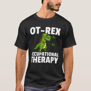 Camiseta T Rex Terapêutica Ocupacional Sem Paragem Present
