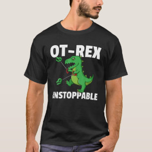 Camiseta T Rex Terapêutica Ocupacional Sem Paragem Presente