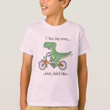 T-Rex tiny arms: dutch bikes