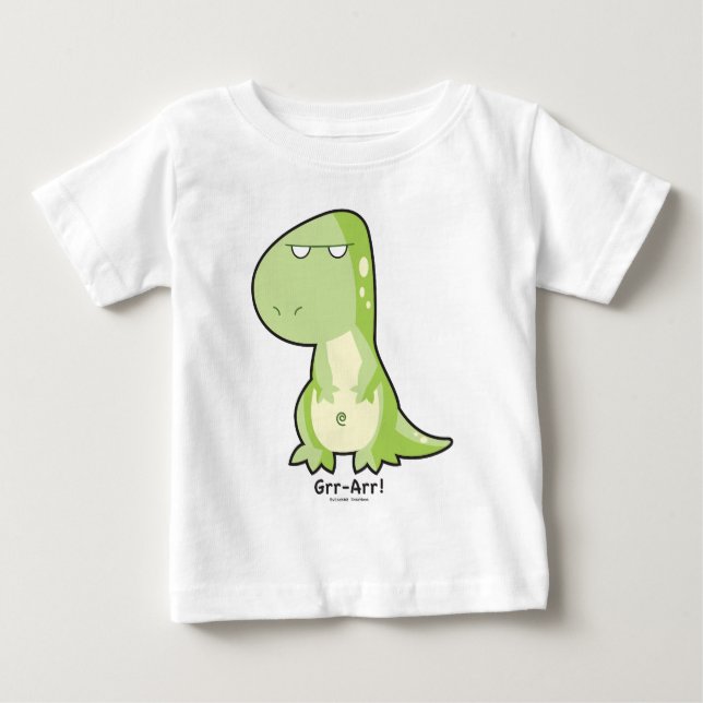 Camiseta T-Rex Toddler Long Sleeve (Frente)