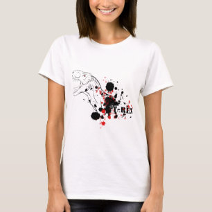 Camiseta T-Rex (Vermelho e Preto)