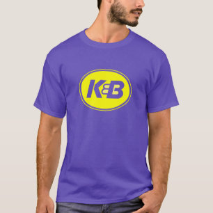 Camiseta T roxo e Dourado de K&B