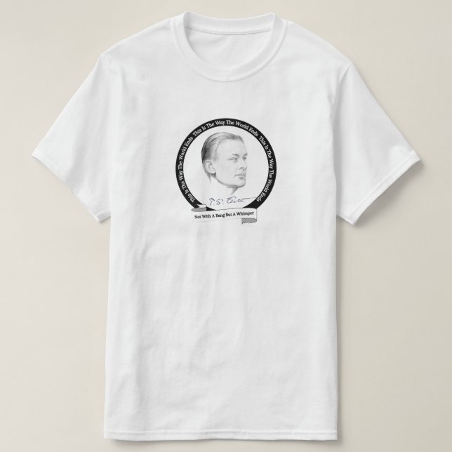 Camiseta T.S. Eliot Tee (Frente do Design)