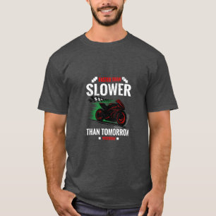 Camiseta T-Sh mais lento do que amanhã - Vintage