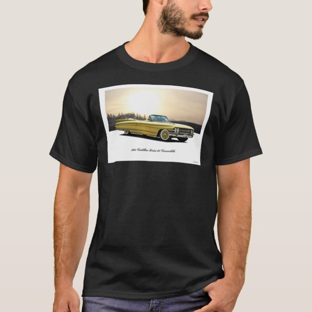 Camiseta T-Shir Clássico Convertível Série 62 de Cadillacs  (Frente)