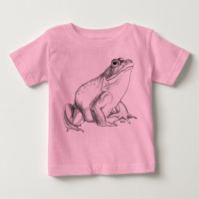 Camiseta T-shir Sapo de Toodler Art Baby Sapo T-shir (Frente)
