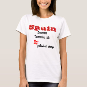 Camiseta T-shirls de espanha