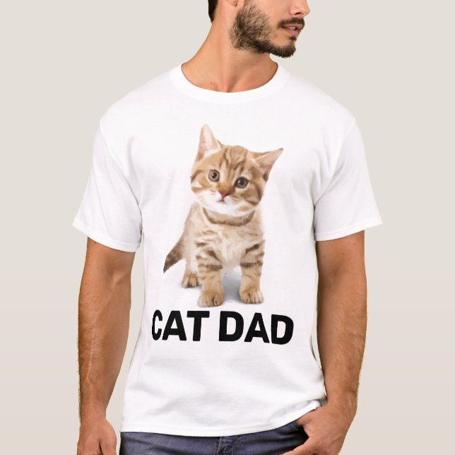 CAMISETA T-SHIRS DE PAI GINGER KITTEN MENS (Frente)