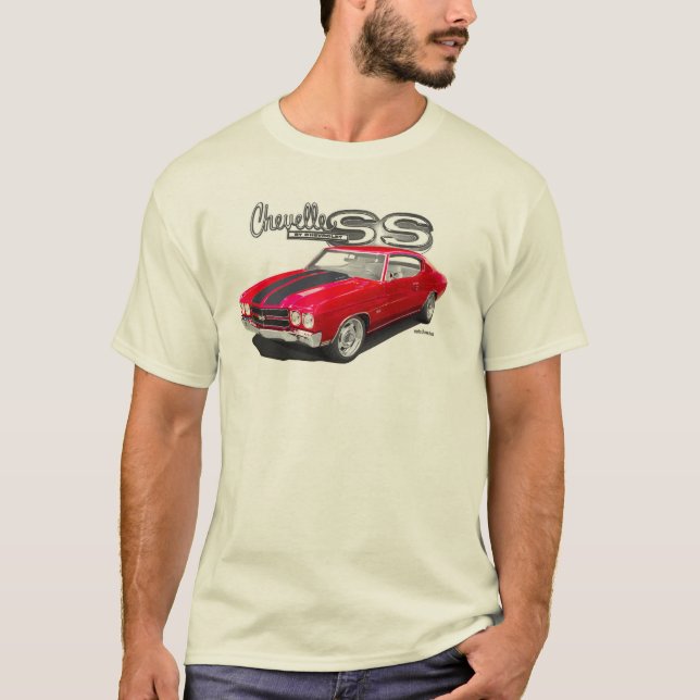 Camiseta "T-shirt 1970 do bloco grande" de Chevelle SS (Frente)
