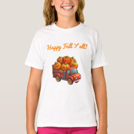 Camiseta T-Shirt-Autumn para Meninas