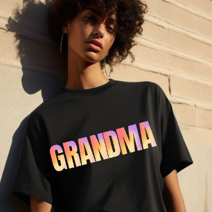 Camiseta T-Shirt avó do mundo nana gigi feminina
