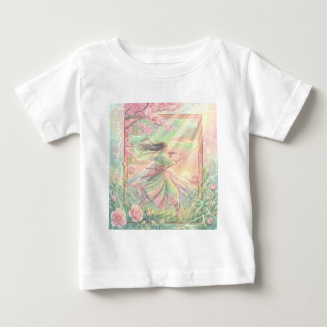 Camiseta T shirt bébé Sakura (Frente)