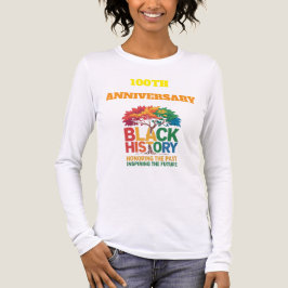 Camiseta T-Shirt-Black History Month 100 Years