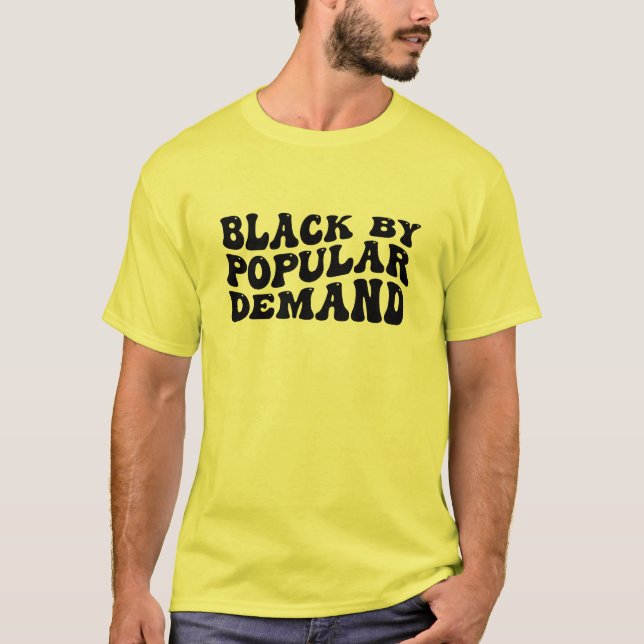 Camiseta T-Shirt-Black History Month 100 Years (Frente)