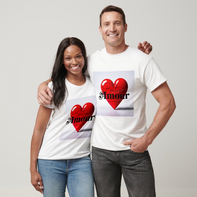 CAMISETA T SHIRT BOUTIQUE AMOR FRANELA  (Unissex)
