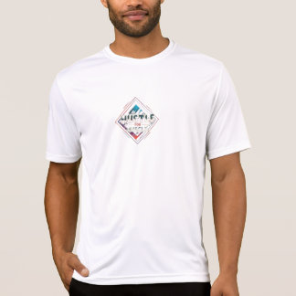 Camiseta "T-Shirt branco clássico com Impressão dourado - U