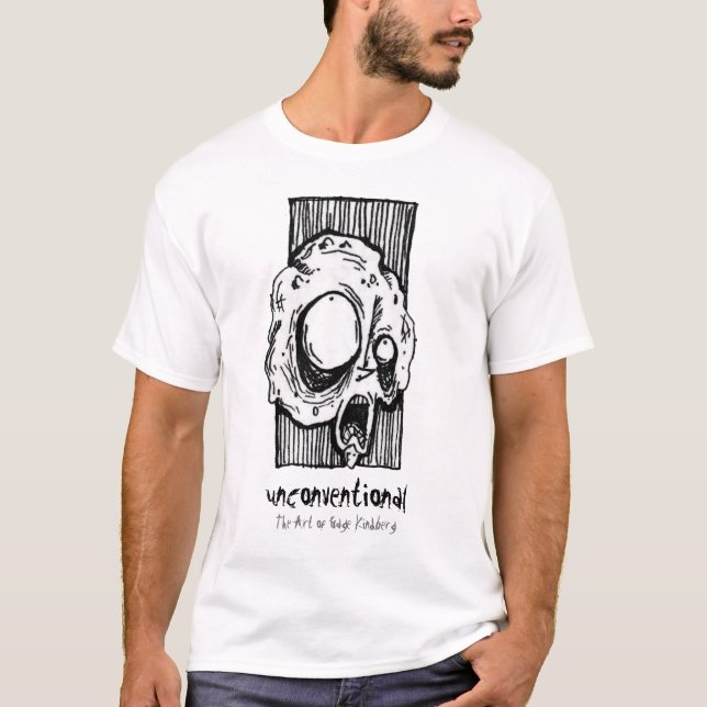 Camiseta "T-shirt branco de Phil decapitado" (Frente)