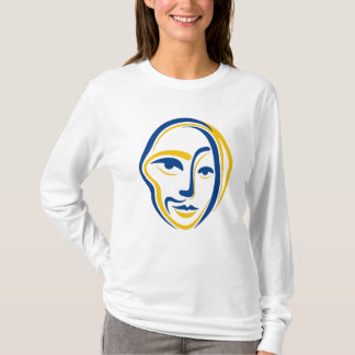 Camiseta T-shirt/ capuzes/ camisola " Linda arte facial