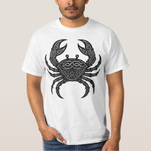 Camiseta T‑Shirt Caranguejo Zodiac Ink Assombrada 