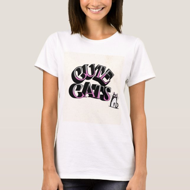 CAMISETA T SHIRT CAT (Frente)