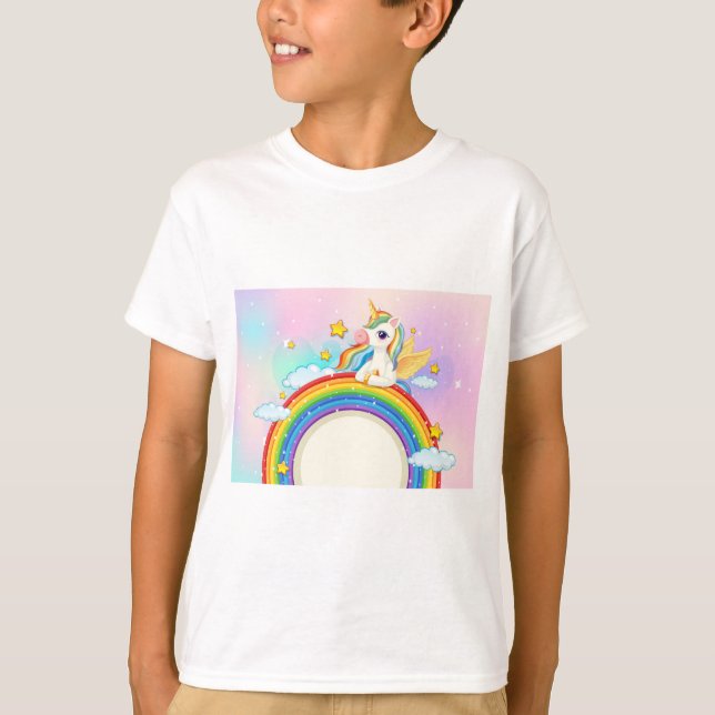 Camiseta T-Shirt-cavalo com ribbom (Frente)