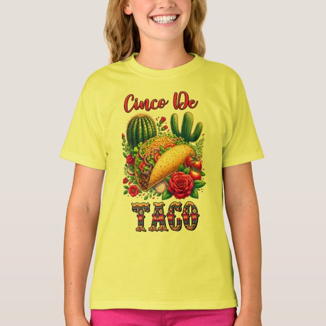 Camiseta T-Shirt- Cinco De Mayo (Frente)