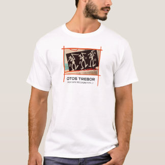 Camiseta T-shirt colagem de arte de rua gráfica br