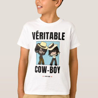 Camiseta t shirt cowboy chibi enfant.
