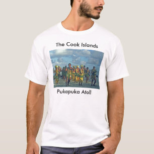 Camiseta T-shirt, dançarinos, atol de Pukapuka, as Ilhas