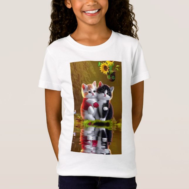 Camiseta "T-Shirt de Aventura para Crianças Coloridas" (Frente)